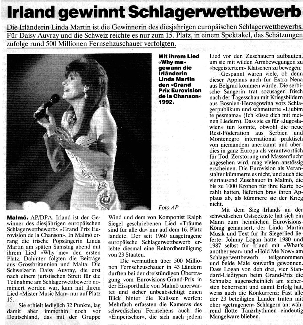 Eurovision Song Contest 1992